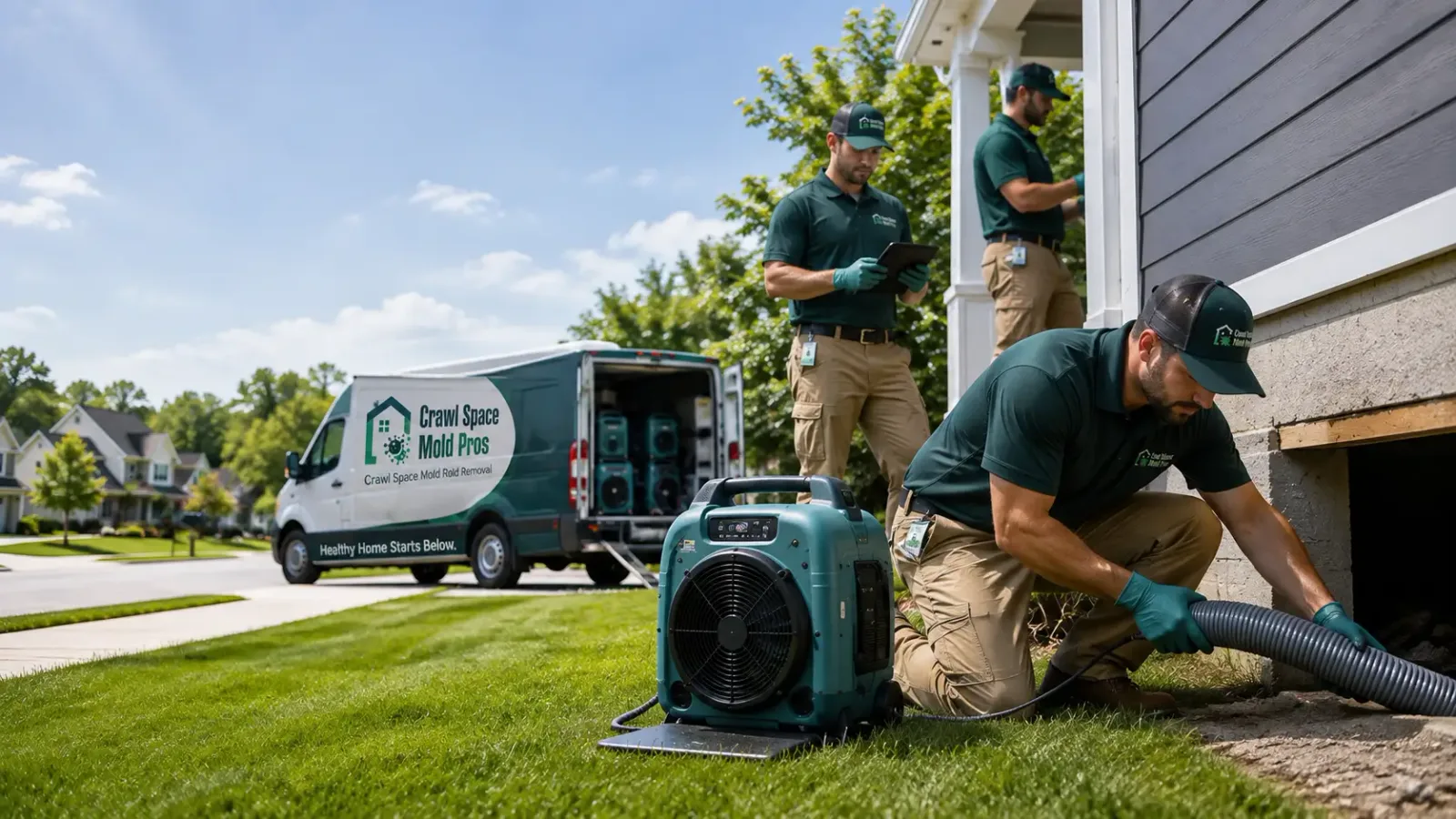 Crawl Space Mold Removal in Bates, OR